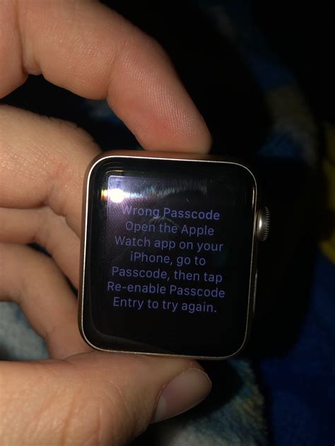 reset locked apple watch